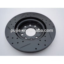 Auto spare parts cross drilled brake disc